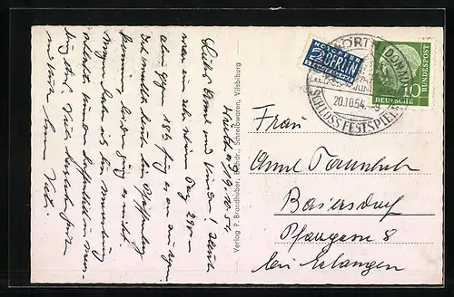 AK Vilsbiburg, Strassenpartie am Hindenburgplatz