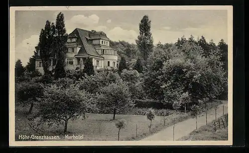 AK Höhr-Grenzhausen, Kurhotel zwischen den Bäumen