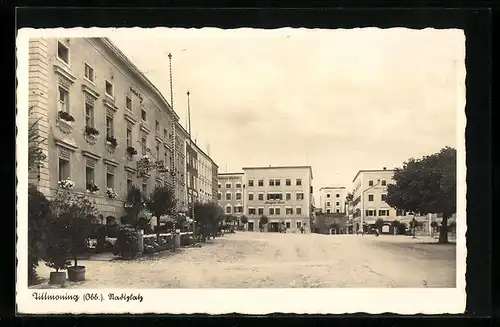 AK Tittmoning, Blick auf den Stadtplatz