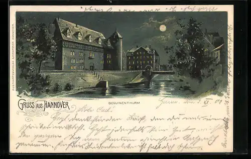 Lithographie Hannover, Beguinenturm