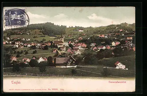 AK Teufen, Gesamtansicht aus der Vogelschau