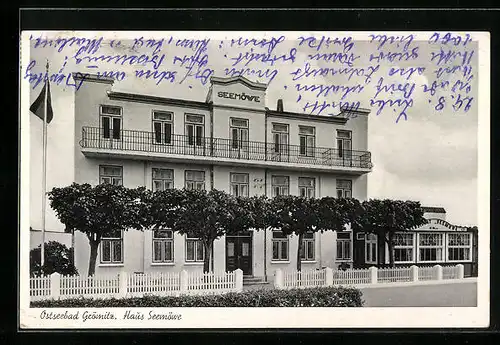AK Grömitz, Ostseebad, Pension Haus Seemöwe