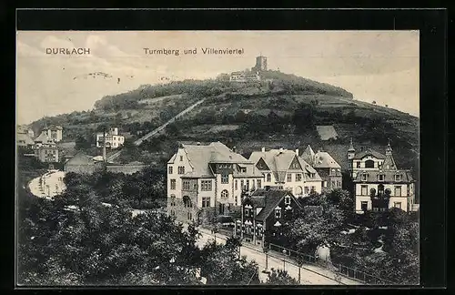 AK Durlach, Turmberg und Villenviertel