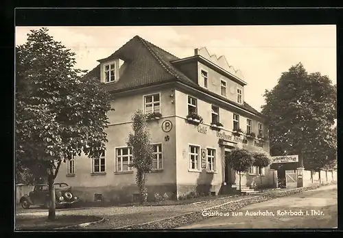 AK Rohrbach i. Thür., Gasthaus zum Auerhahn