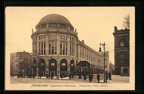 AK Berlin, Café Vaterland am Potsdamer Platz