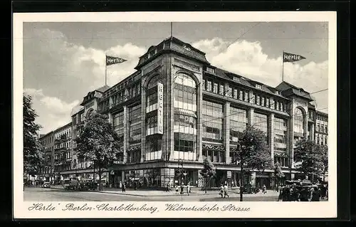 AK Berlin, Kaufhaus Hertie, Wilmersdorfer Strasse