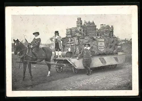 AK Die Reise um die Welt, Expedition, Heidelberg du Jugendbronnen