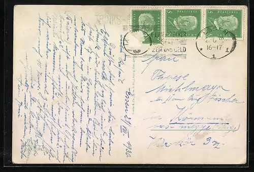 AK Essen, Partie am Bahnhofvorplatz