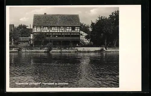 AK Hornstaad a. Untersee, Strandcafe Schlössle
