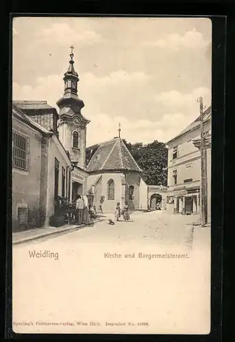 AK Weidling, Kirche und Bürgermeisteramt