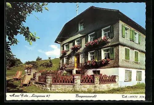 AK Lingenau /Bregenzerwald, Pension Haus Fehr, Lingenau 47