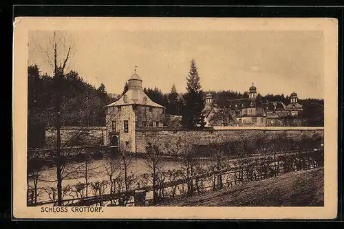 AK Crottorf, Schloss Crottorf im Waldgebiet