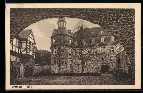 AK Crottorf (Rhld.), Schloss Crottorf, Innenansicht
