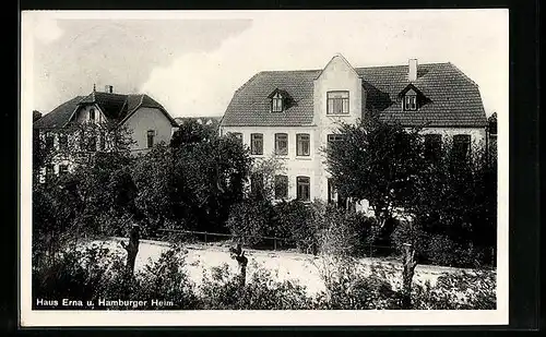 AK Kellenhusen /Ostsee, Nebenhäuser vom Kinderheim Kaiserhof mit Strasse