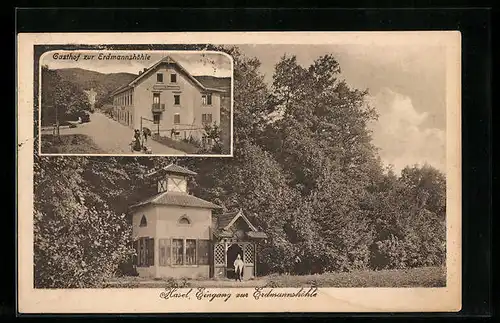 AK Hasel, Gasthof zur Erdmannshöhle