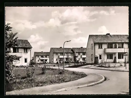 AK Hamburg-Rahlstedt, Siedlung Neue Heimat, Am Hegen, Strassenpartie