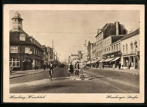 AK Hamburg-Wandsbek, Hamburger Strasse