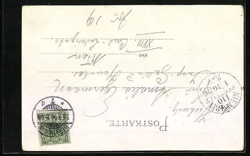 Lithographie Berlin, Gensdarmen Markt