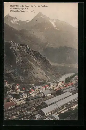 AK Modane, La Gare, Le Fort du Replaton