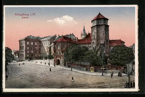 AK Königsberg, Sicht auf das Schloss