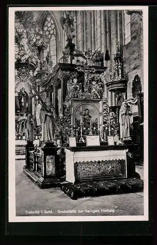 AK Trebnitz i. Schles., Grabstätte der heiligen Hedwig