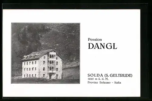 AK Solda /S. Geltrude, Pension Dangl