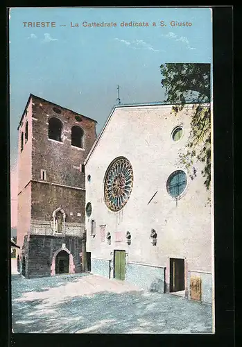 AK Trieste, La Cattedrale dedicata a S. Giusto