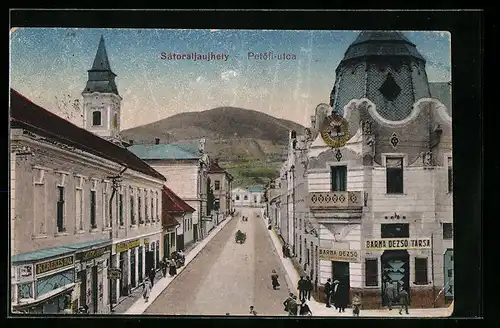 AK Satoraljaujhely, Petöfi-utca