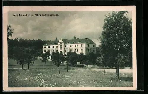AK Aussig a. d. Elbe, Altersversorgungshaus