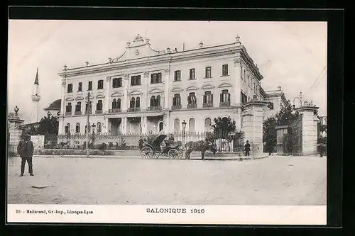 AK Salonique, Ortsansicht aus dem Jahre 1916