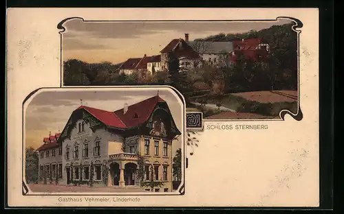 AK Linderhofe, Gasthaus Vehmeier, Schloss Sternberg