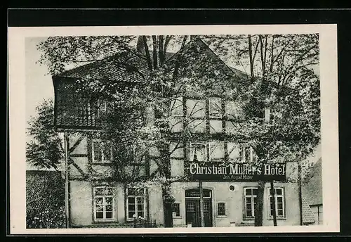 AK Duingen, Christian Müller`s Hotel von August Müller