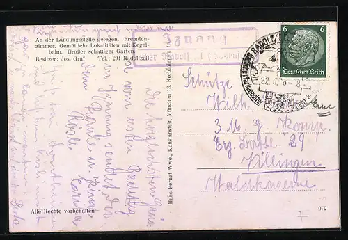 AK Iznang am Untersee, Gasthaus zum Adler