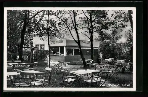 AK Refrath bei Bensberg, Cafe Waldeck, auf der Kaule 22