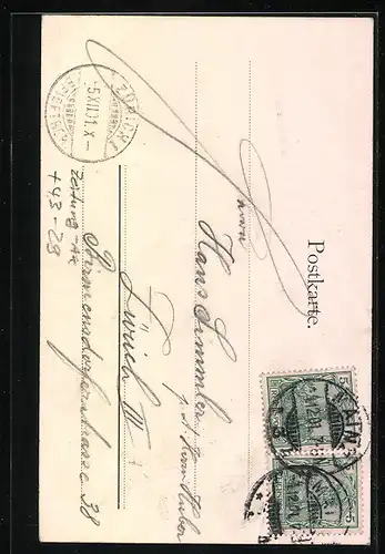 AK Mainz, Zeitung Mainzer Tageblatt, Motive aus der Stadt