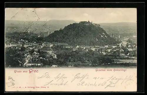 AK Graz, Gesehen vom Rainerkogl