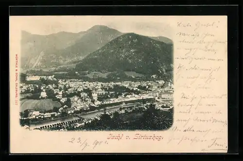 AK Ischl, Ortsansicht vom Siriuskogl