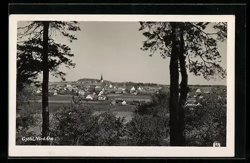 AK Gföhl, Fernblick auf den Ort