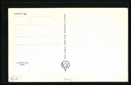 AK Gföhl, Fernblick auf den Ort