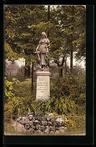 AK Graz, Waldlilie im Stadtpark