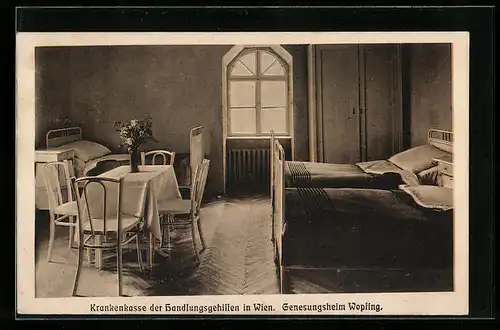 AK Wopfing, Genesungsheim der Krankenkassse der Handlungsgehilfen in Wien, Innenansicht