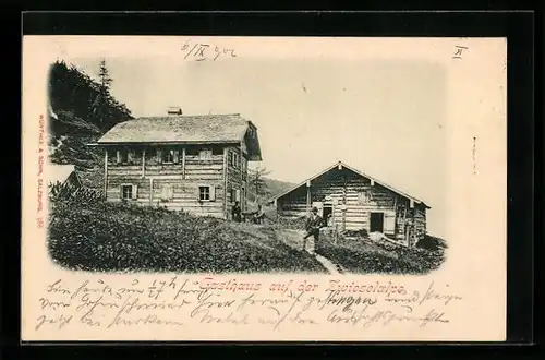 AK Zwieselalpe, Blick auf das Gasthaus