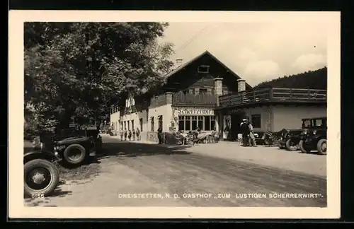 AK Dreistetten, Gasthof Zum lustigen Scherrerwirt