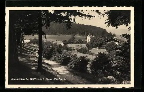 AK Wöllersdorf, Motiv Marchgraben