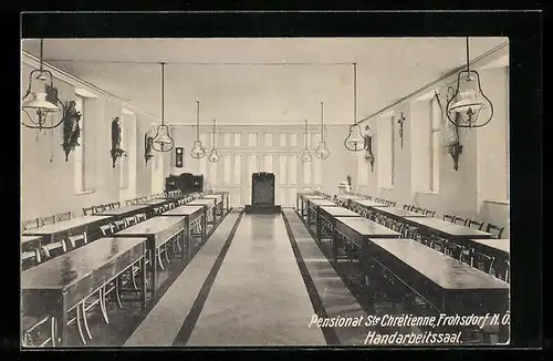 AK Frohsdorf, Pensionat Ste Chrétienne, Handarbeitssaal