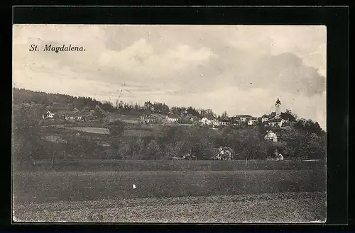 AK St. Magdalena, Gesamtansicht mit Kirche