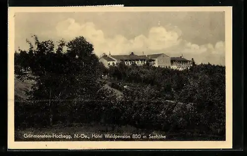 AK Grimmenstein-Hochegg, Hotel Waldpension