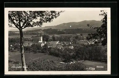 AK Eibiswald, Ortsansicht mit Kirchturm