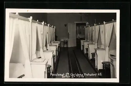 AK Frohsdorf, Pensionat Sta. Christana, Schlafsaal