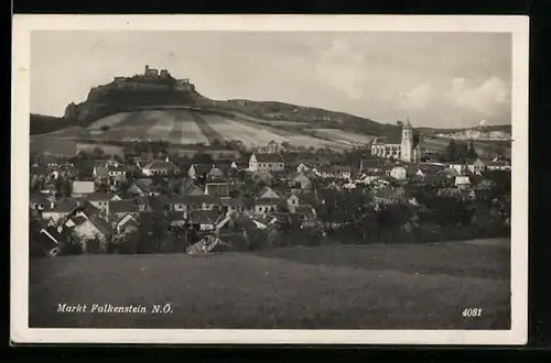 AK Markt Falkenstein, Blick über die Ortschaft